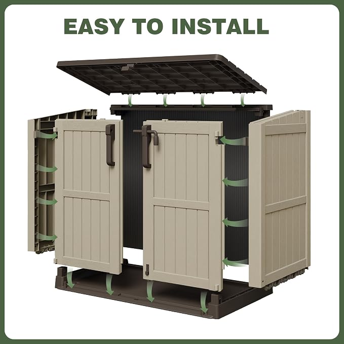 LHBcraft Waterproof Outdoor Storage Box 36 Cu Ft - Image 7