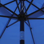 9' Outdoor Patio Umbrella, Outdoor Table Umbrella, Yard Umbrella, Market - Image 3