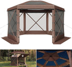 Aoxun 12x12ft Pop Up Canopy Tent, Screen Tent by Aoxun