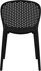 2xhome Set of 2 Patio Dining Chairs | Modern Stackable Outdoor Pool Side Chair - Image 9
