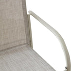 Stackable Patio Chairs Set of 6, Outdoor Dining Chairs - Image 6