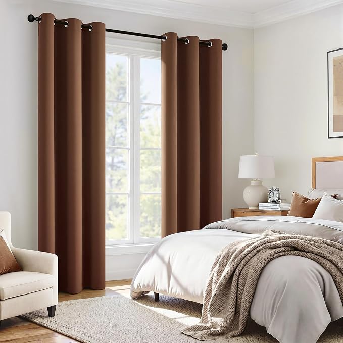 MIULEE Mocha Brown 100% Blackout - Image 6
