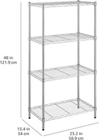 Amazon Basics 4-Shelf Adjustable Storage Shelving Unit - Image 9
