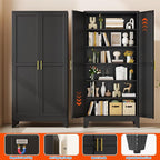 GAIOUS 75'' Tall Metal Garage Storage Cabinet, File Cabinet - Image 7
