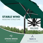 Tempera Patio Market Outdoor Table Umbrella - Image 5