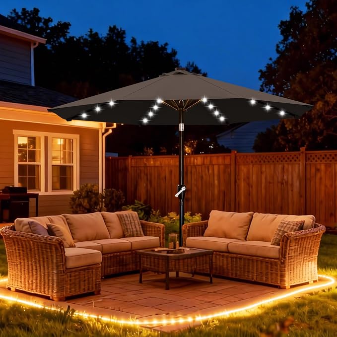 ABCCANOPY Durable Solar Led Patio Umbrellas - Image 2