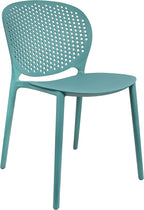2xhome Set of 2 Patio Dining Chairs | Modern Stackable Outdoor Pool Side Chair - Image 8