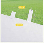 NICETOWN 2 Panels White Sheer Outdoor Curtains - Image 3