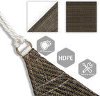 Patio Paradise 11' x 11' x 11' Sun Shade Sail Triangle Canopy Shade Cloth - Image 3