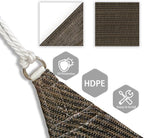 Patio Paradise 6' x 6' x 6' Sun Shade Sail Triangle Canopy Shade Cloth Fabric - Image 3