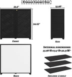 Mrosaa Outdoor/Indoor Storage Box, Resin and Plastic Storage Cabinet Waterproof - Image 5