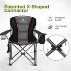 ALPHA CAMP Oversized Fully Padded Camping Chairs - Image 3