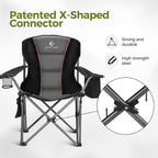 ALPHA CAMP Oversized Fully Padded Camping Chairs - Image 8