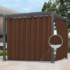 Easy-Going Outdoor Curtains for Patio 1 Panel, 150x96 inch, Weatherproof by Easy-Going