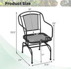 Tangkula Outdoor Rocking Chair Set of 4, Patio Rocker Chairs - Image 3