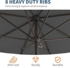 10FT Patio Umbrella, Outdoor Umbrella - Image 4
