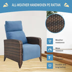 Outdoor Recliner Chairs Set of 2 Reclining Patio Chairs - Image 5
