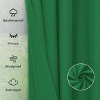 Easy-Going Outdoor Curtains for Patio 1 Panel, 54x120 inch, Weatherproof - Image 6