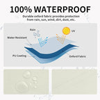 Easy-Going 100% Waterproof Outdoor Curtains 110x84 inch, Gazebo and Pergola 1 - Image 2
