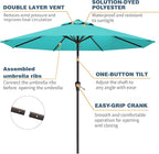10FT Patio Umbrella, Outdoor Umbrella - Image 2