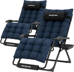 UDPATIO Oversized Zero Gravity Chair Patio Reclining Chairs by UDPATIO