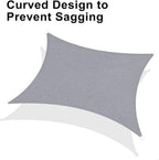 LOVE STORY Custom Size 16' x 18' Sun Shade Sail - Image 6