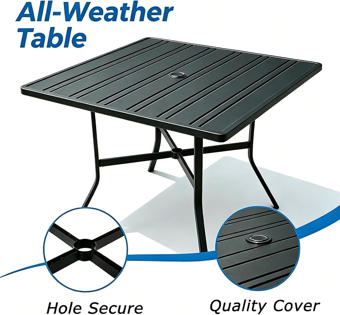 Outdoor Patio Furniture Set 5 Piece - Image 4