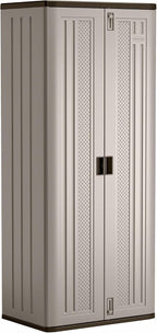 Suncast Tall Storage Cabinet for Garage Organization - Image 11