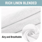 Outdoor Linen Sheer Curtains for Patio Waterproof - Image 4