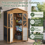 Extra Large Outdoor Storage Cabinet Weatherproof, Garden Shed - Image 7