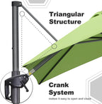 PURPLE LEAF Patio Umbrella 10' x 13' Built - Image 4