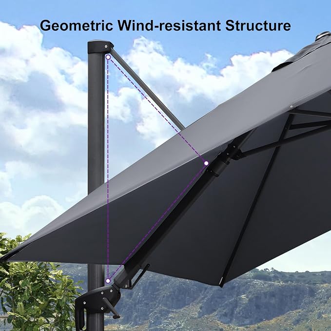 PURPLE LEAF Outdoor Umbrella - Image 9