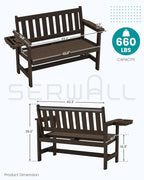 SERWALL HDPE Outdoor Bench - Image 3