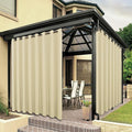 BONZER Waterproof Indoor/Outdoor Curtains by Bonzer