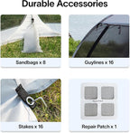 Alvantor Pop Up Screen House Tent, Instant Outdoor Gazebo - Image 7