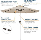 10FT Patio Umbrella, Outdoor Umbrella - Image 2