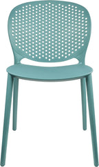 2xhome Modern Pool Patio Chair, Stackable Dining Side Chair by 2xhome