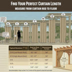 Outdoor Indoor Curtains for Patio Weather-resistant Window Panels Privacy - Image 3