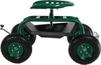 Sunnydaze Rolling Garden Cart - Image 9