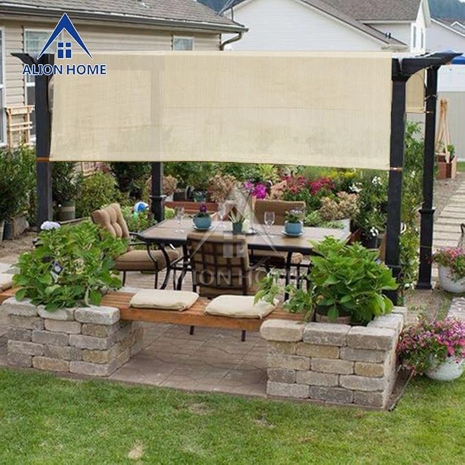 Alion Home Custom HDPE Permeable Canopy Sun Shade Cover Replacement - Image 3