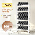 3 Tier Simple Shelf Organizer for Indoor Outdoor, Waterproof Heavy Duty Steel - Image 8