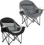 Oversized Camping Chair for Adults 2 Pack by PUVASIA