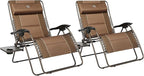 TIMBER RIDGE Oversized Zero Gravity Chair, 33In Wide XXL Zero Gravity Reclining by TIMBERRIDGE