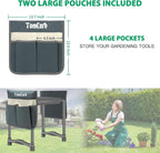 TomCare Garden Kneeler and Seat, 11.12" Kneeling Pad Sturdy Garden Bench - Image 4