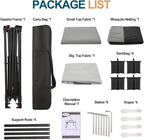 COBIZI 11x11 Pop Up Gazebo Canopy Tent Easy Up Outdoor Gazebo Waterproof - Image 9