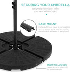 Best Choice Products 10ft Offset Cantilever Hanging Market Patio Umbrella - Image 5
