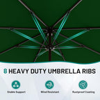 12 FT Patio Umbrella for Outdoor, Outdoor Table Umbrella - Image 3