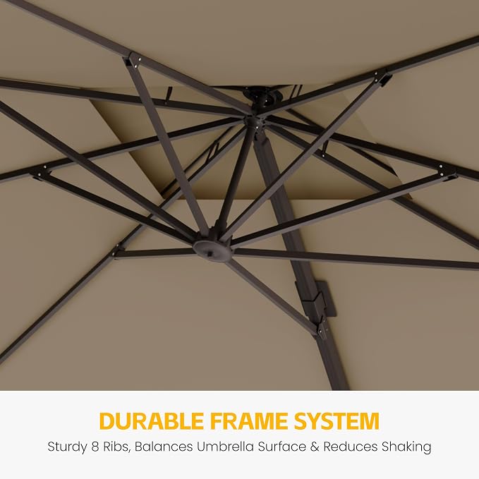 9x12 FT Patio Cantilever Umbrella - Image 6