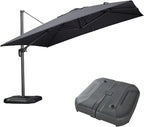 PURPLE LEAF Patio 11.5' x 11.5' Telescopic Umbrella by PURPLELEAF