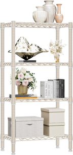 M MZG 1000 lbs 4-Shelf Standing Storage Shelves Heavy Duty Metal Shelving Unit by MEIGAOPLASTICANDMETALHKCOLIMITED